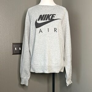 Nike Gray and Black Sweatshirt